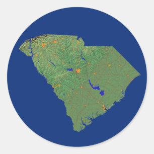 Rond Sticker Carolina Sud
