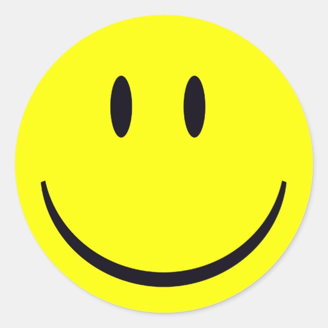 Rond Sticker Casquette d'étendue, Visage classique (Devant)