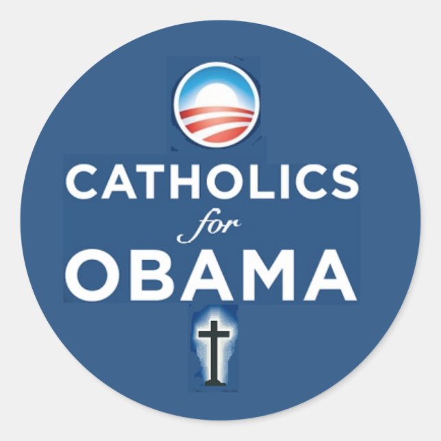 Rond Sticker CATHOLIQUE (Devant)