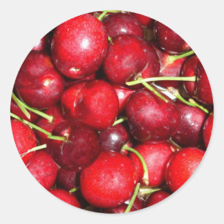 Rond Sticker cerise