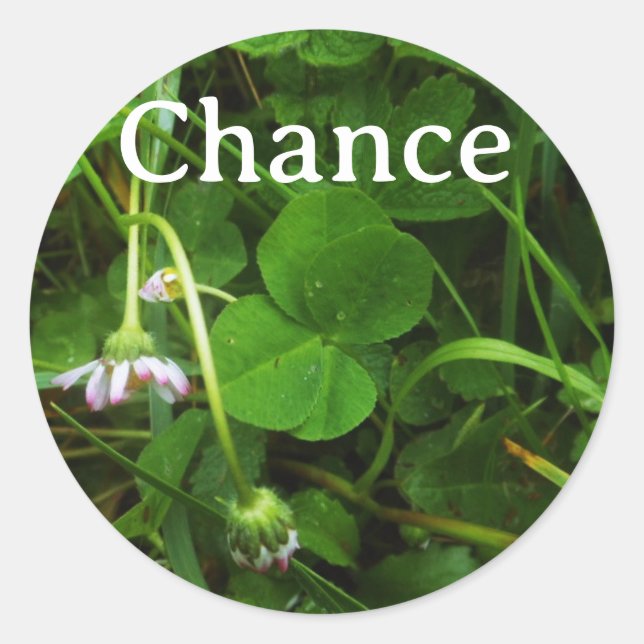 Rond Sticker Chance (Devant)