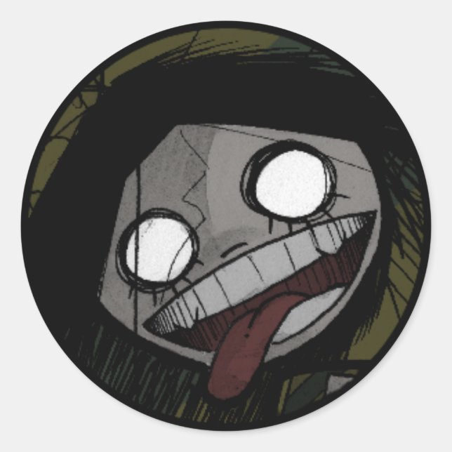 Rond Sticker Charlie & Amanda Lrg 02 (Devant)