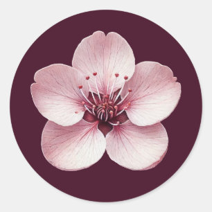 Rond Sticker Cherry Blossom