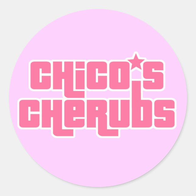 Rond Sticker Cherubs de Chico (Devant)
