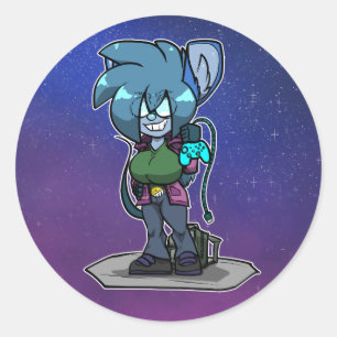 Rond Sticker Chibi Dodger