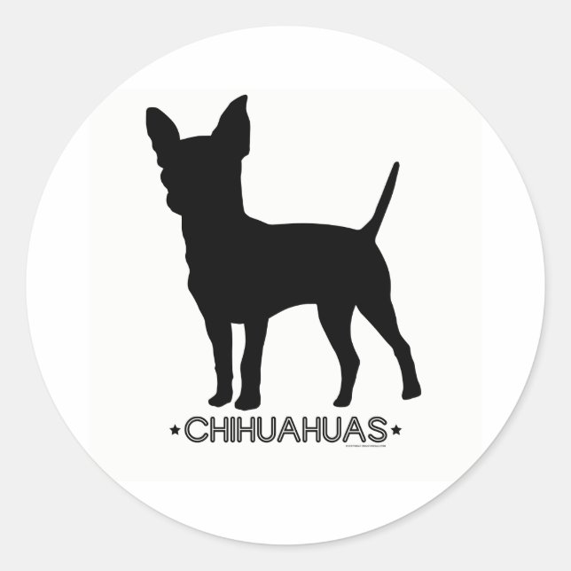 Rond Sticker Chihuahuas (Devant)
