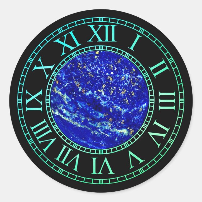 Rond Sticker Chrono Mistica - Lapis Lazuli (B) (Devant)