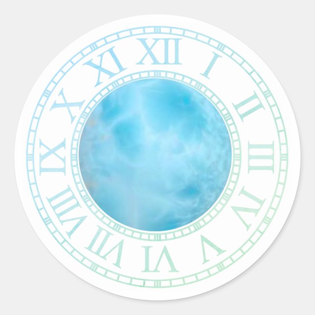 Rond Sticker Chrono Mistica - Larimar (W) (Devant)