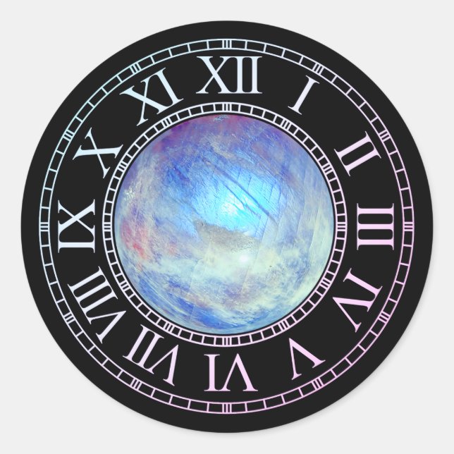 Rond Sticker Chrono Mistica - Rainbow Moonstone (B) (Devant)