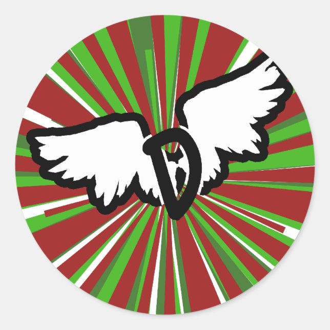 Rond Sticker cible couleur D-Wings (Devant)