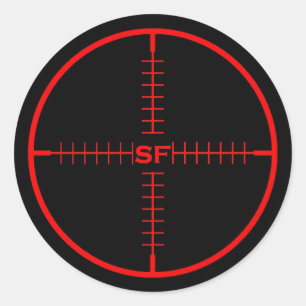 Rond Sticker cible SF