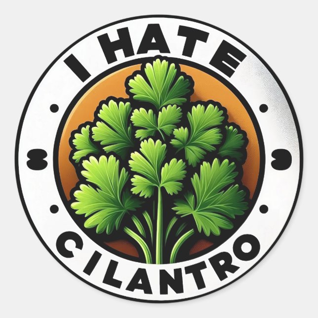Rond Sticker Cilantro 3" (Devant)