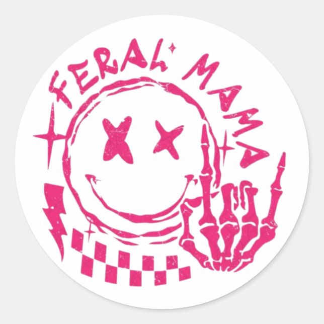 Rond Sticker circulaire personnalisé (Devant)