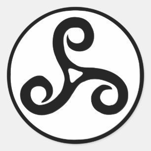 Rond Sticker circulaire tribal Celtique
