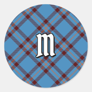 Rond Sticker Clan Elliot Tartan Classic Round