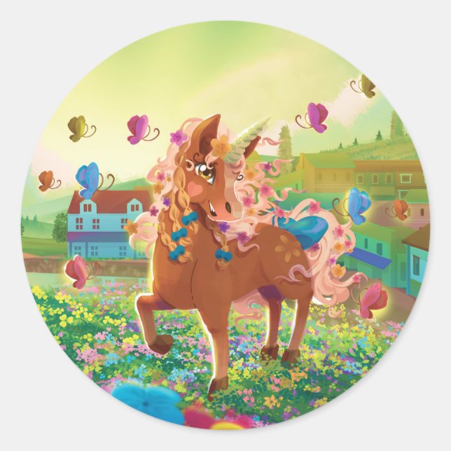 Rond Sticker classique Gwenhwyer (Devant)