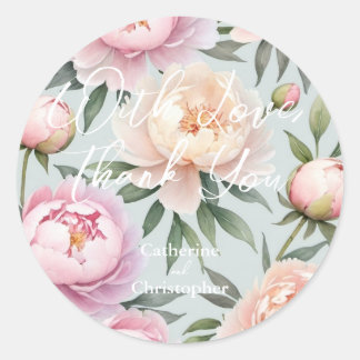 Rond Sticker Classy Peony