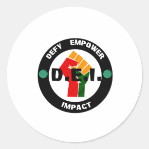 Rond Sticker Clic Défier l'autonomie