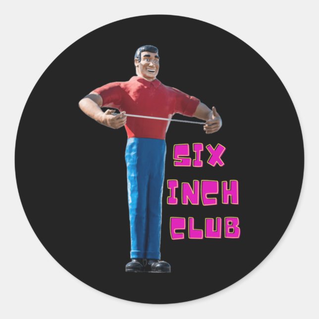 Rond Sticker Club Six Pouces (Devant)