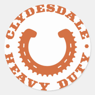 Rond Sticker Clydesdale MTB "Heavy Duty"