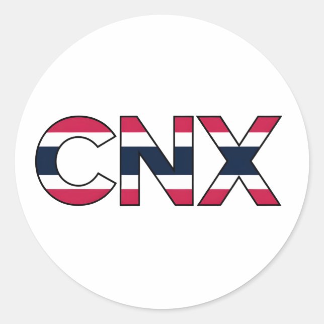 Rond Sticker CNX Thaïlande (Devant)