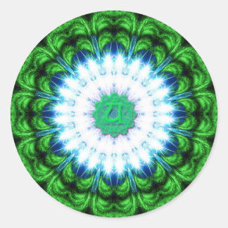 Rond Sticker Coeur Chakra