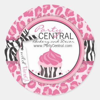 Rond Sticker commercial CP Wild Cupcake
