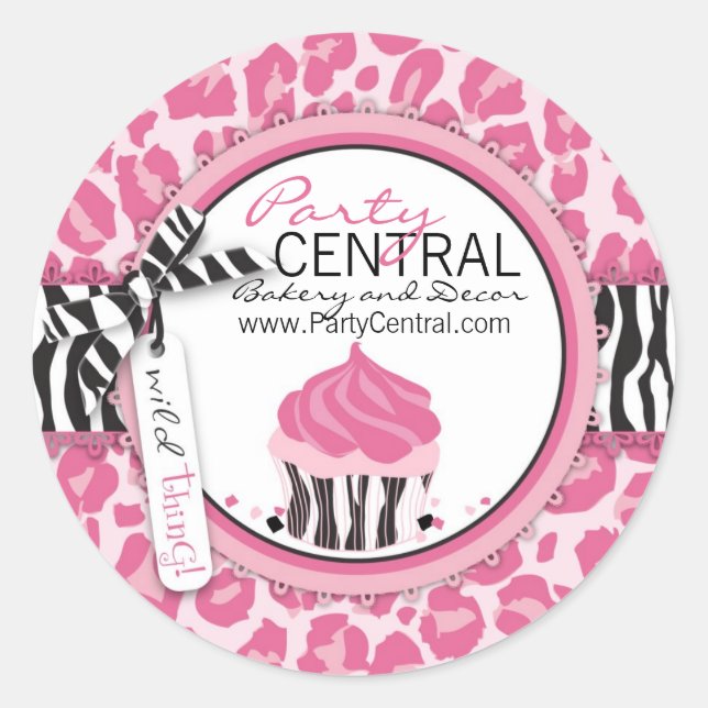 Rond Sticker commercial CP Wild Cupcake (Devant)
