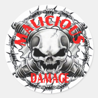 ROND STICKER COMPLEXE MALICIEUX