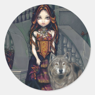Rond Sticker "Comtesse Wolf"