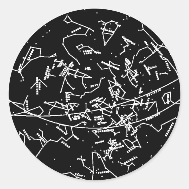 Rond Sticker Constellation (Devant)