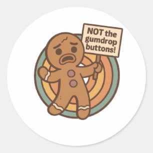 Rond Sticker Cookie Gingy