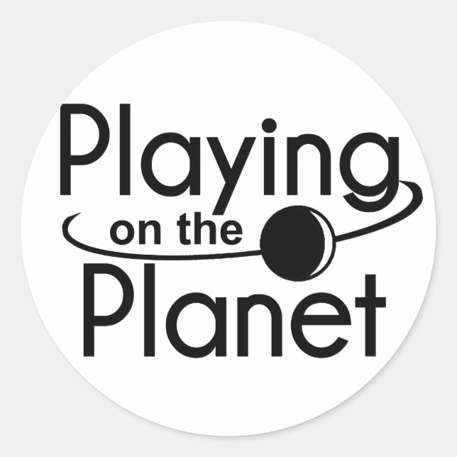 Rond Sticker Coque aux instruments - ensemble de 6 (Devant)