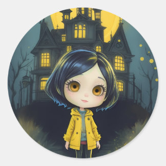 Rond Sticker Coraline