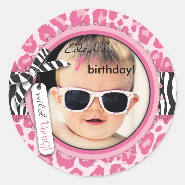 Rond Sticker CP Cupcake Wild 3B (Devant)