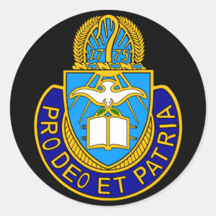 Rond Sticker Crest de l'armée aumônier Corps