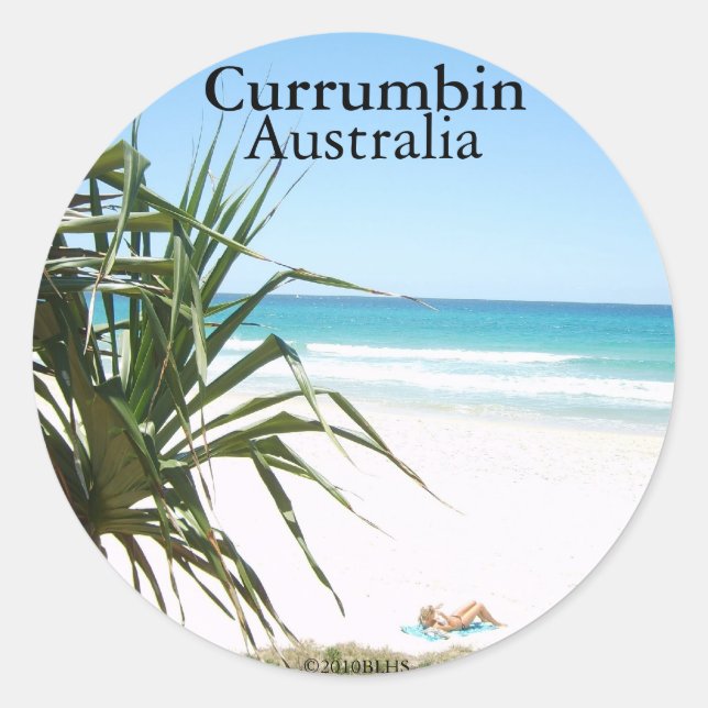 Rond Sticker Currumbin 2 (Devant)