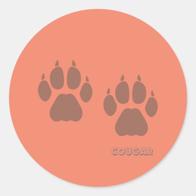 Rond sticker custom cougar (Devant)