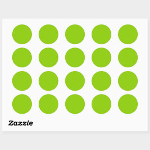Rond Sticker CUSTOMIZABLE Vert