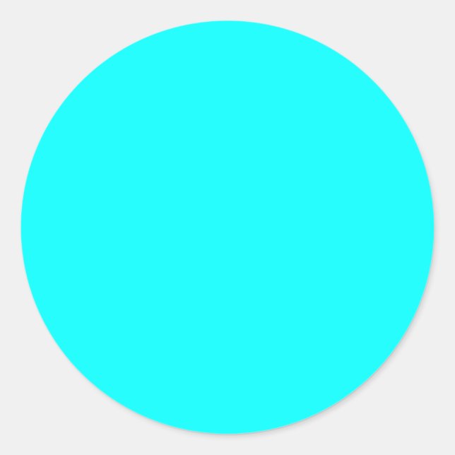 Rond Sticker Cyan (Devant)