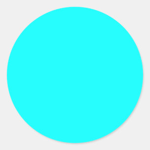 Rond Sticker Cyan