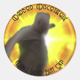 Rond Sticker Dadbod Disco