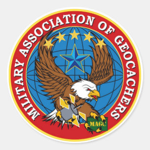 Rond Sticker d'aigle MAGC