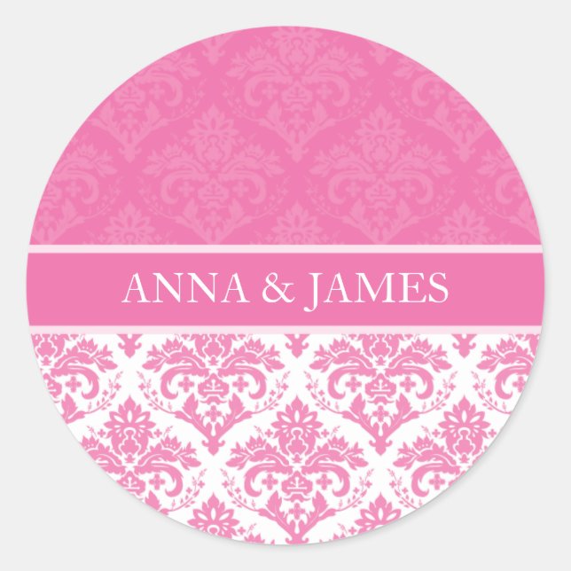 ROND STICKER - DAMASK 1 (Devant)