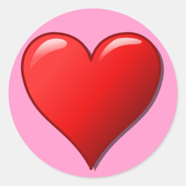 Rond Sticker d'amour (Devant)