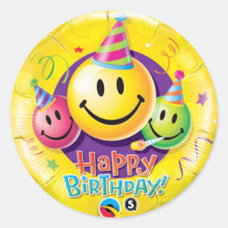 Rond Sticker d'anniversaire