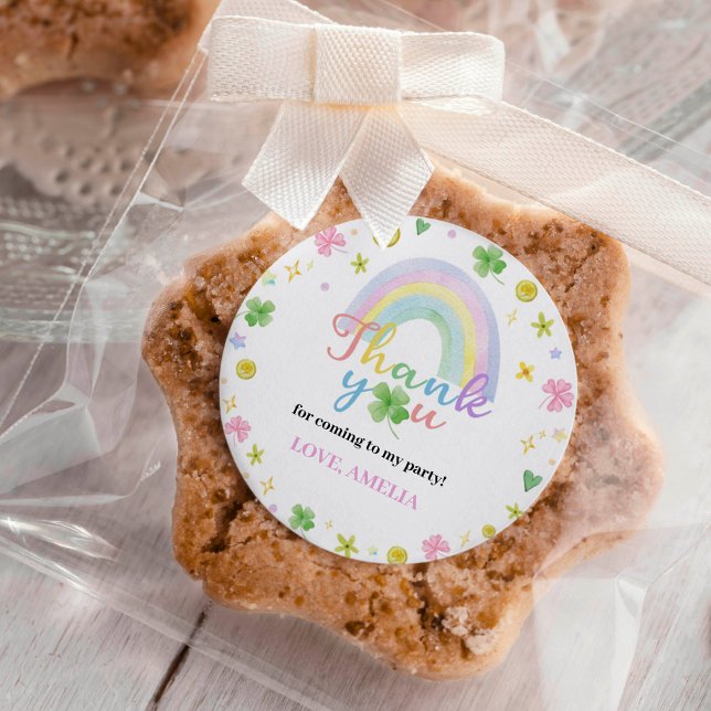 Rond Sticker d'anniversaire St. Patrick Lucky Un Étique (Créateur téléchargé)