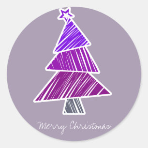Rond Sticker d'arbre de Noël souple