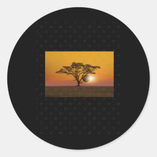 Rond Sticker d'arbre solaire Eclipse Thru