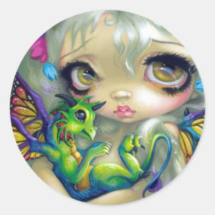 Rond Sticker "Darling Dragonling IV"